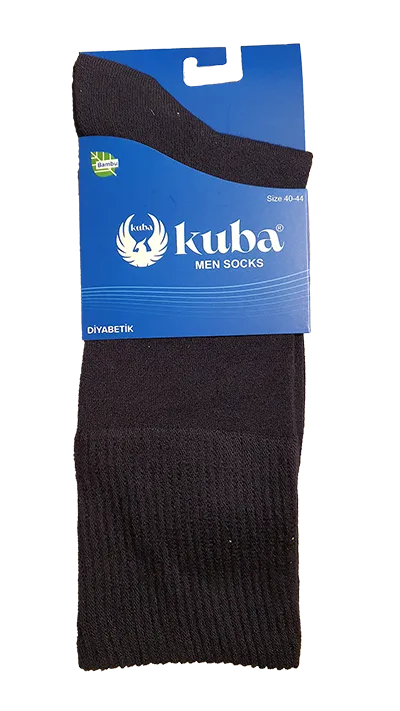 Diyabetik Likralı BAMBULU kışlık çorap (12li paket)