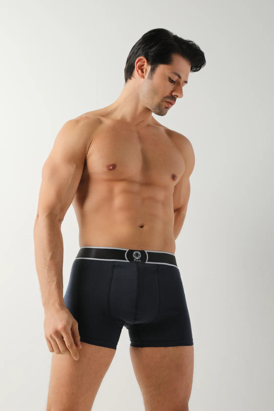 FLEX LACİVERT BOXER 36/1 LİKRALI (3LÜ KUTU)